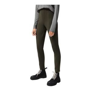 Lululemon women's size 4 here to there high rise pant 7/8 length green dark oliv